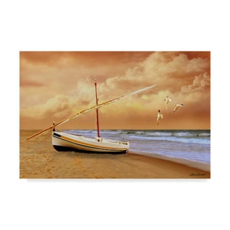 Carlos Casamayor 'Soft Sunrise On The Beach 8' Canvas Art,16x24